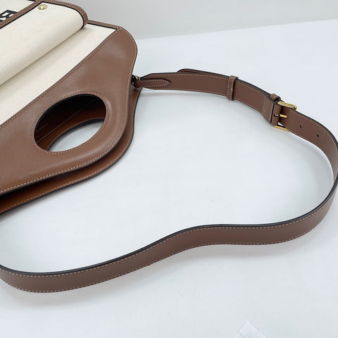 BURBERRY Mini Pocket 2WAY Tote Bag beige WS30520