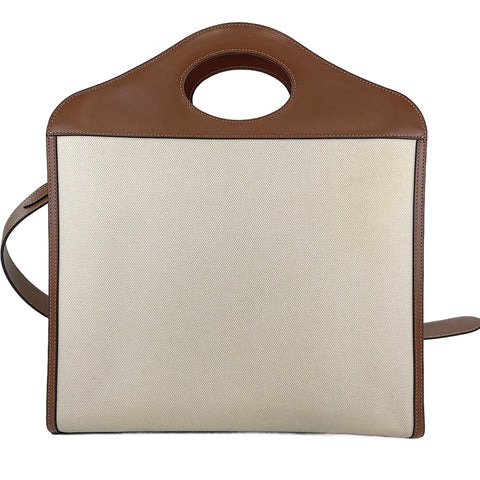 BURBERRY Mini Pocket 2WAY Tote Bag beige WS30520