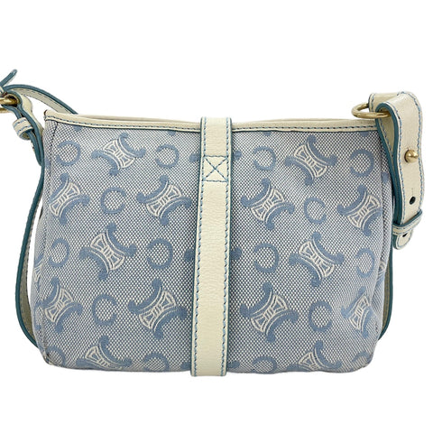 CELINE Parimacadam Shoulder Bag blue WS30532