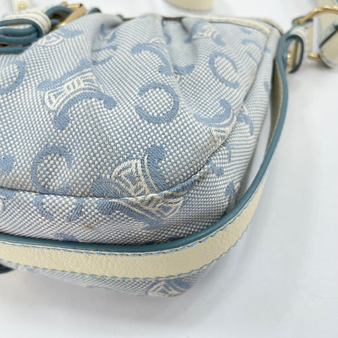 CELINE Parimacadam Shoulder Bag blue WS30532