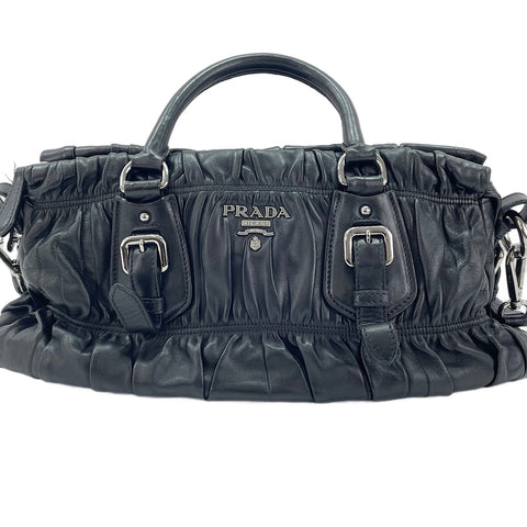 PRADA 2WAY Shoulder Bag black WS30533