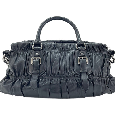 PRADA 2WAY Shoulder Bag black WS30533