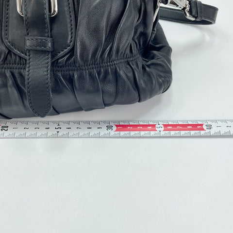 PRADA 2WAY Shoulder Bag black WS30533