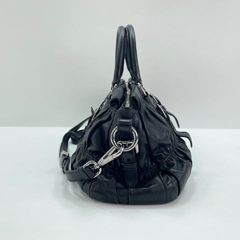 PRADA 2WAY Shoulder Bag black WS30533