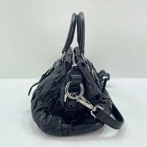 PRADA 2WAY Shoulder Bag black WS30533