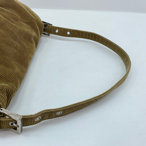 FENDI Mamma Bucket Shoulder Bag Brown WS30537
