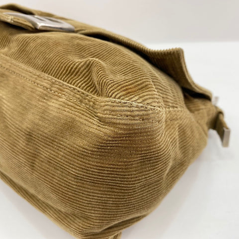 FENDI Mamma Bucket Shoulder Bag Brown WS30537