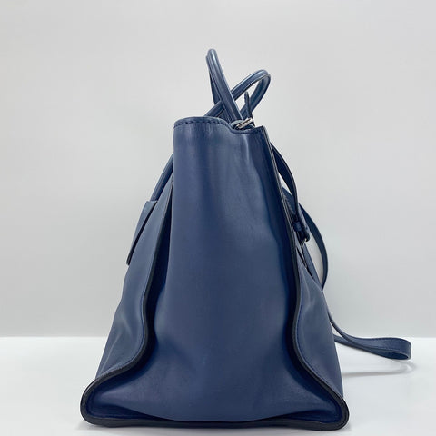 PRADA 2WAY Handbag blue WS30542