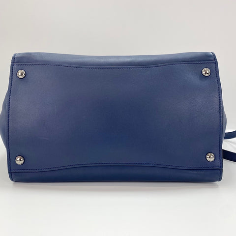 PRADA 2WAY Handbag blue WS30542
