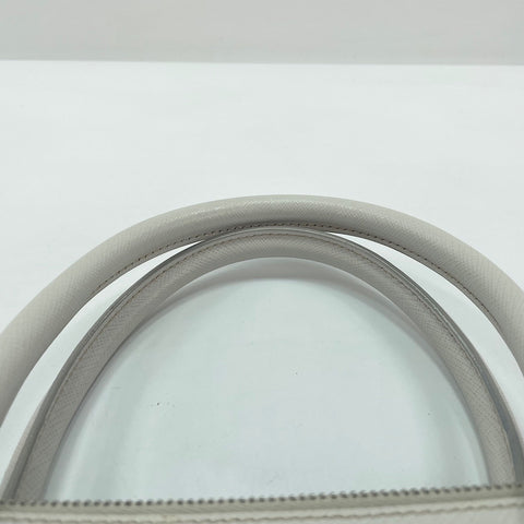 PRADA Saffiano Lux 2WAY Handbag blue WS30544