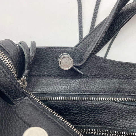 BALENCIAGA Blackout City 2WAY, Fringe Handbag black WS30547