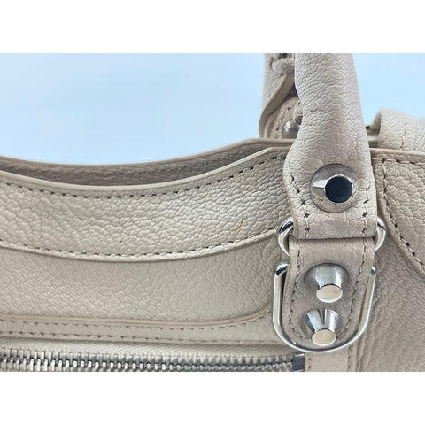 BALENCIAGA Mini City 2WAY Handbag beige WS30548