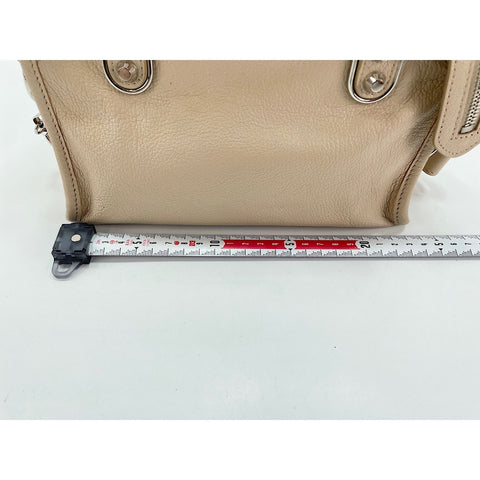 BALENCIAGA Mini City 2WAY Handbag beige WS30548