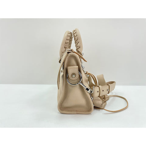 BALENCIAGA Mini City 2WAY Handbag beige WS30548