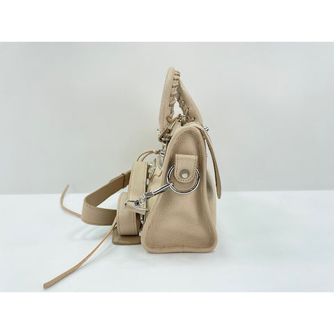 BALENCIAGA Mini City 2WAY Handbag beige WS30548