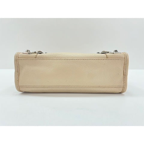 BALENCIAGA Mini City 2WAY Handbag beige WS30548