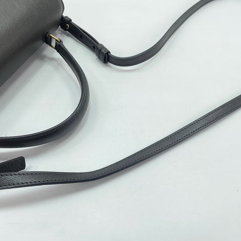 YVES SAINT LAURENT Cassandra 2WAY Handbag gray WS30549