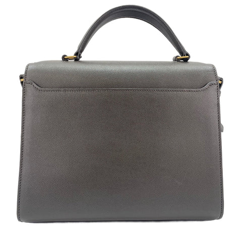 YVES SAINT LAURENT Cassandra 2WAY Handbag gray WS30549