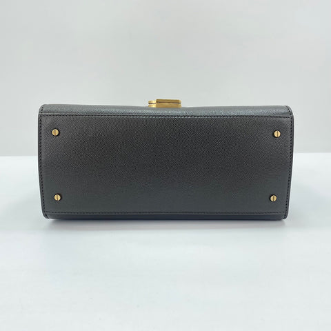 YVES SAINT LAURENT Cassandra 2WAY Handbag gray WS30549