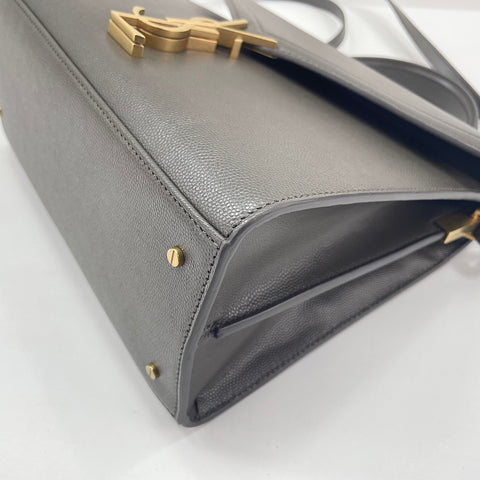 YVES SAINT LAURENT Cassandra 2WAY Handbag gray WS30549