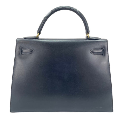 HERMES Kelly 32 Handbag black WS30550
