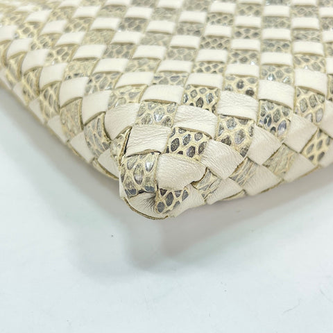 BOTTEGAVENETA 2WAY Clutch bag white WS30551