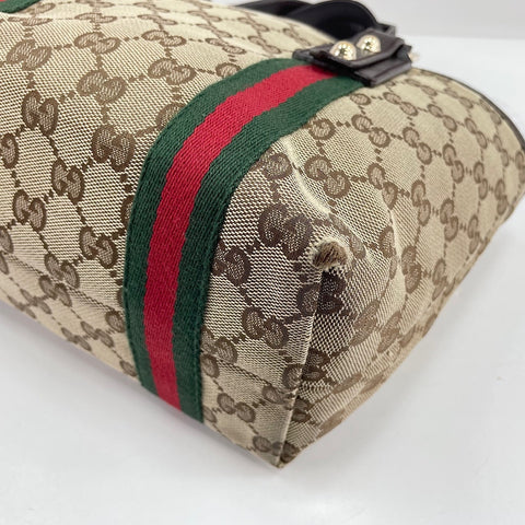 GUCCI Sherry Line Handbag beige WS30553