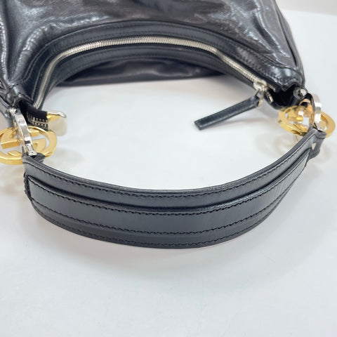 GUCCI GG Twins Shoulder Bag black WS30556