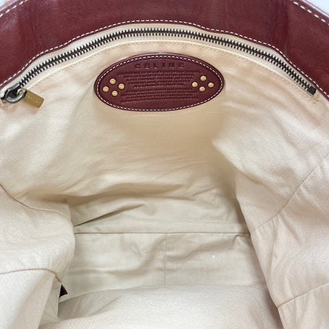 CELINE Macadam Tote Bag Red WS30558