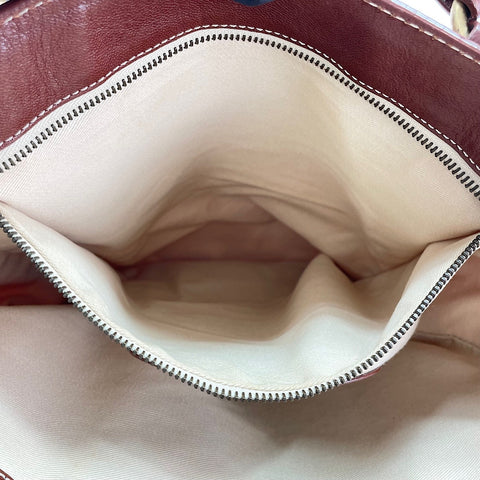 CELINE Macadam Tote Bag Red WS30558