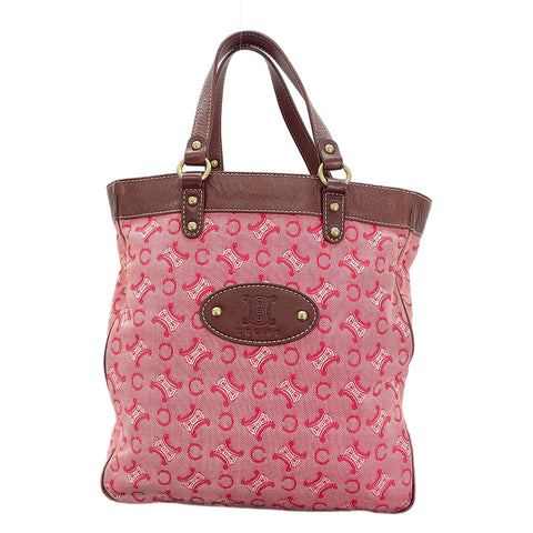 CELINE Macadam Tote Bag Red WS30558