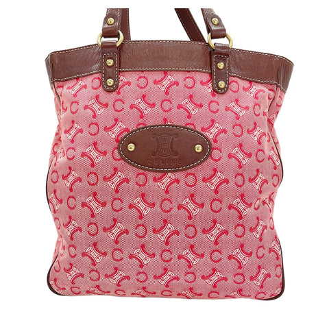 CELINE Macadam Tote Bag Red WS30558