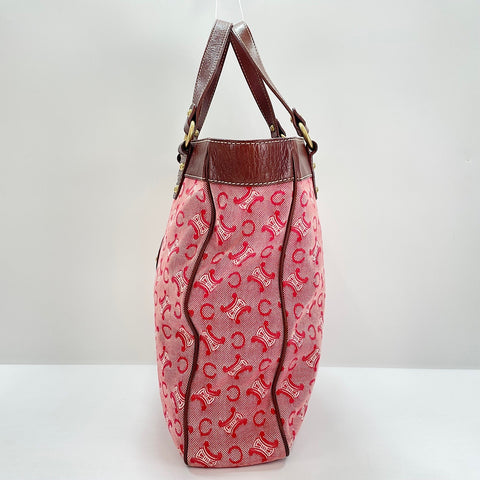 CELINE Macadam Tote Bag Red WS30558