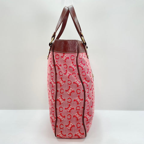 CELINE Macadam Tote Bag Red WS30558