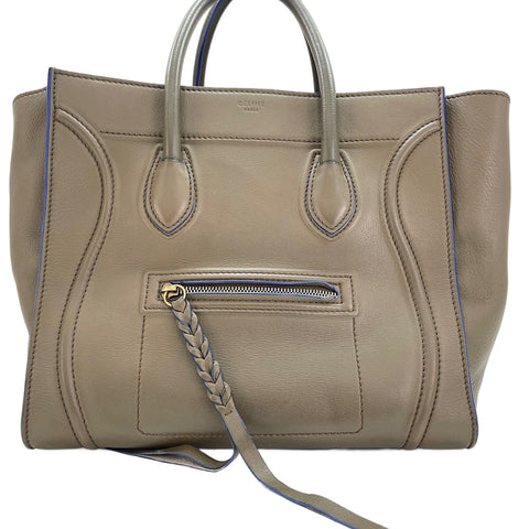 CELINE Luggage Phantom Handbag Brown WS30559