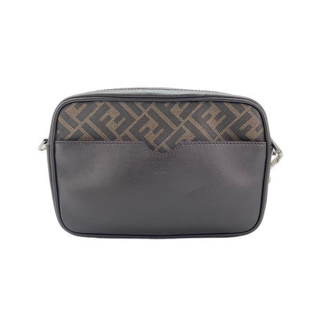 FENDI Zucca Camera Case Shoulder Bag Brown WS30561