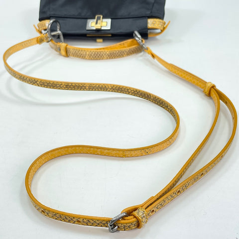 FENDI Peekaboo 2WAY Handbag black WS30563