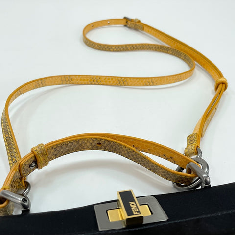 FENDI Peekaboo 2WAY Handbag black WS30563