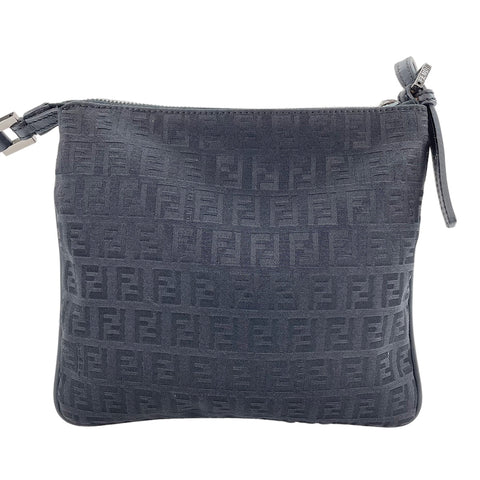 FENDI Zucchino Shoulder Bag black WS30564