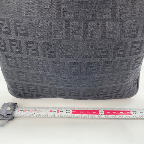 FENDI Zucchino Shoulder Bag black WS30564