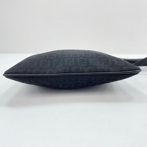 FENDI Zucchino Shoulder Bag black WS30564