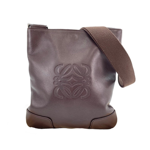 LOEWE anagram Shoulder Bag Brown WS30565