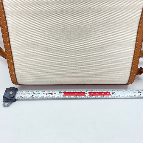 BURBERRY Mini Pocket Bag 2WAY Handbag white WS30566