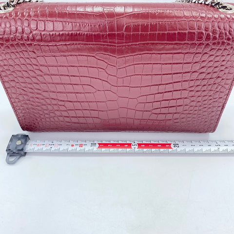 YVES SAINT LAURENT Kate Tassel Shoulder Bag wine-red WS30571