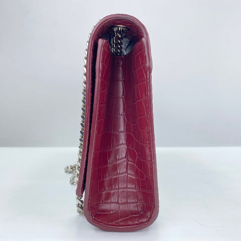 YVES SAINT LAURENT Kate Tassel Shoulder Bag wine-red WS30571