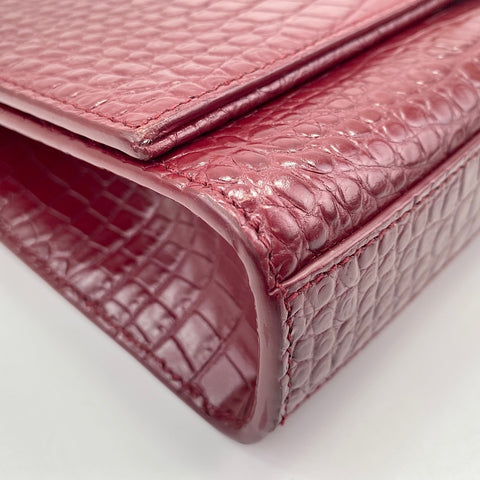 YVES SAINT LAURENT Kate Tassel Shoulder Bag wine-red WS30571