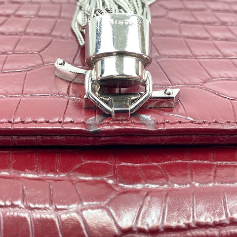 YVES SAINT LAURENT Kate Tassel Shoulder Bag wine-red WS30571
