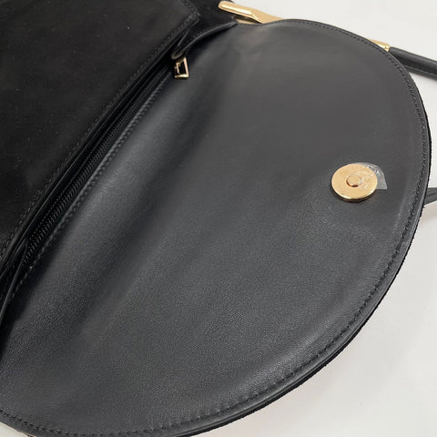 Salvatore Ferragamo Gancini Shoulder Bag black WS30573