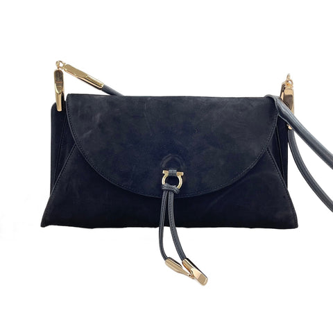 Salvatore Ferragamo Gancini Shoulder Bag black WS30573