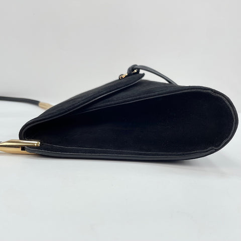 Salvatore Ferragamo Gancini Shoulder Bag black WS30573